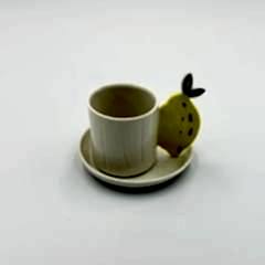 Limonlu Porselen Fincan