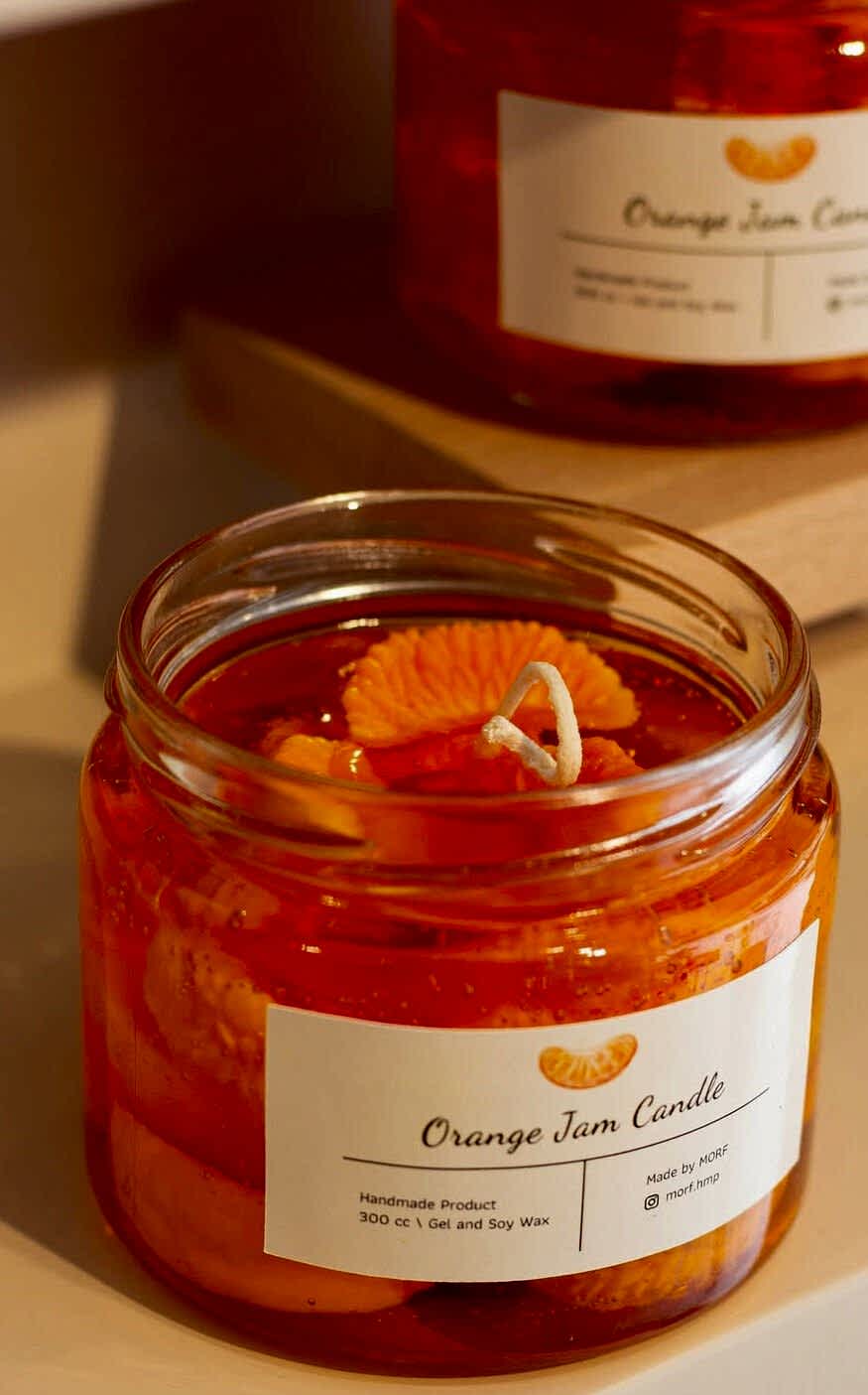 Mandalina Reçeli Mum