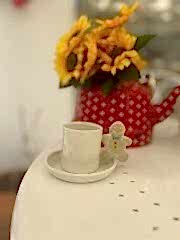 Kurabiye Adam Porselen Fincan